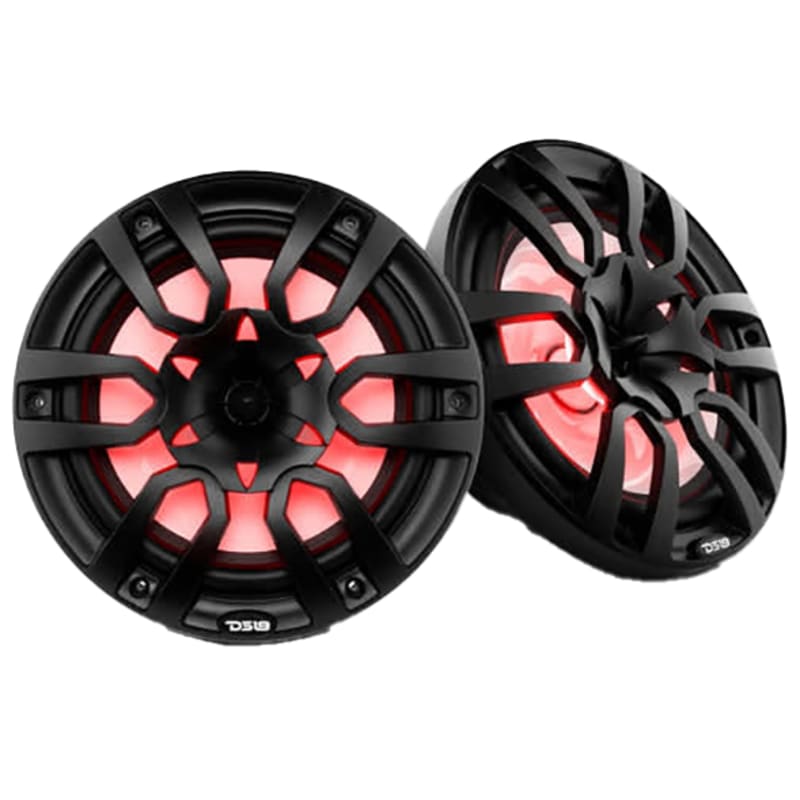 DS18 NXL 10'' 2-Way Coaxial Marine Speakers With LED RGB Lights