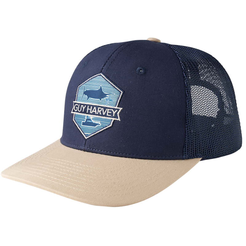 Guy Harvey Deep Sea Fishing Patch Cap