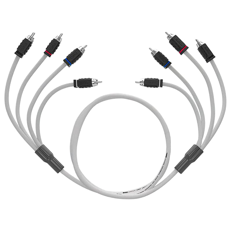 DS18 RCA 4-Channel Marine-Grade Tinned 100% Copper OFC Cable