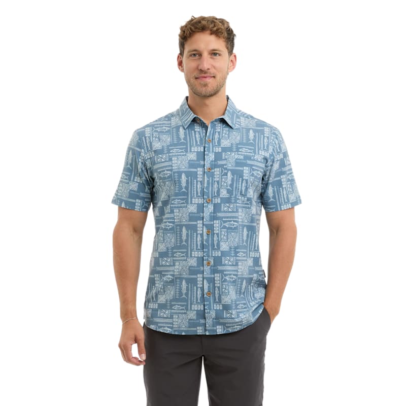 Pelagic Topshot Button-Up Short-Sleeve Shirt