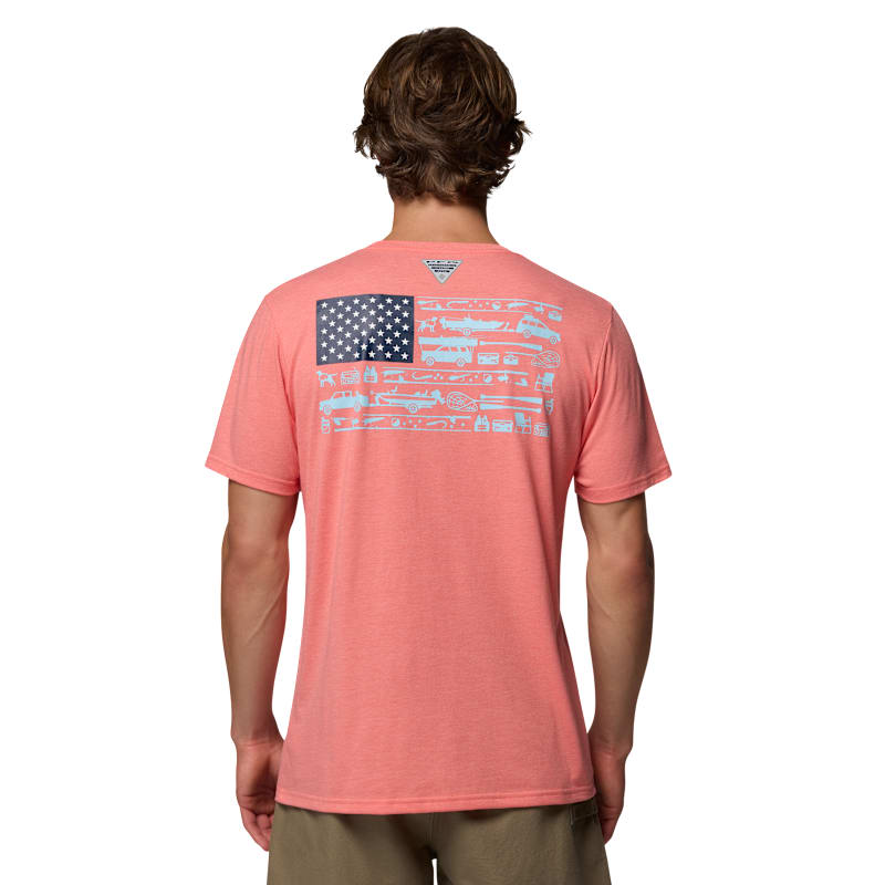 Columbia PFG Fish Flag II Boat Ramp Champ Short-Sleeve T-Shirt