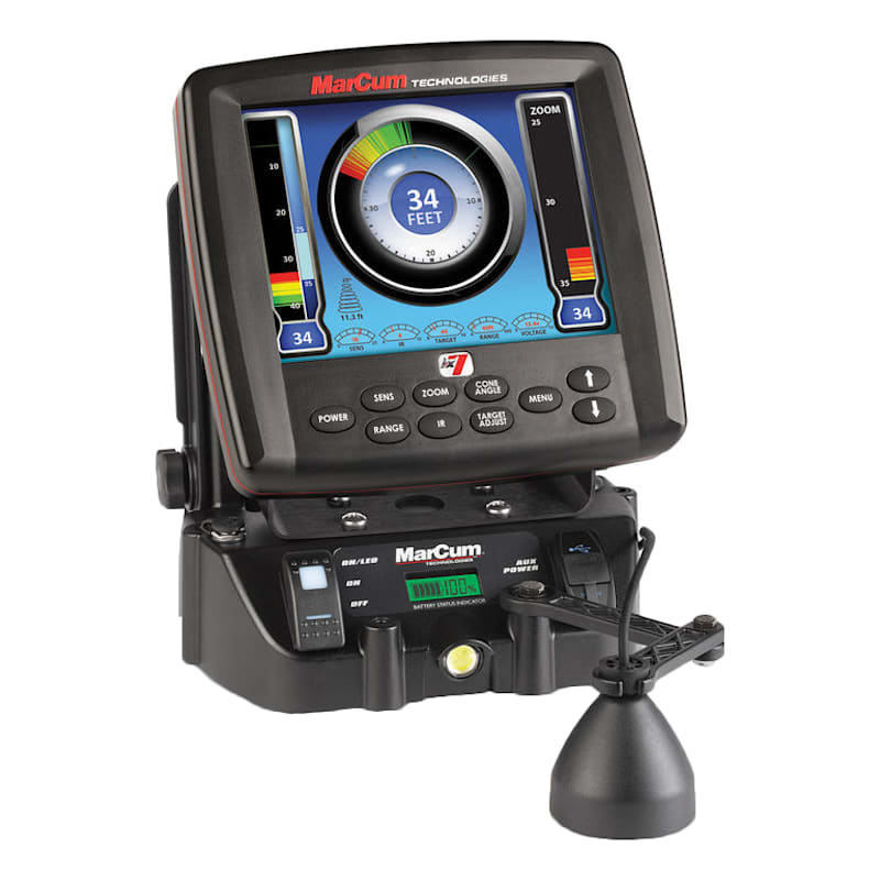 MarCum LX-7 Digital Sonar/Lithium Shuttle Combo
