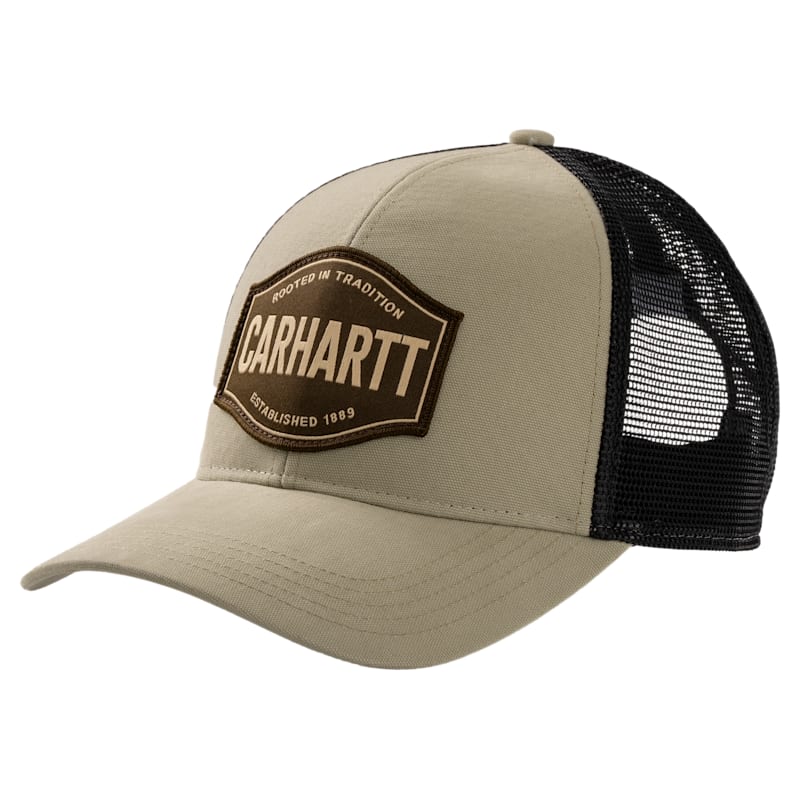 Carhartt Rooted in Tradition Woven Patch Logo Oakland Fit Mesh-Back Cap