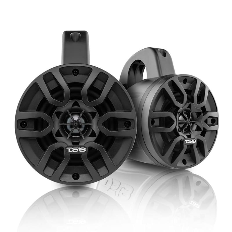 DS18 HYDRO MP4TP 4'' Marine Water-Resistant Wakeboard Tower Speakers