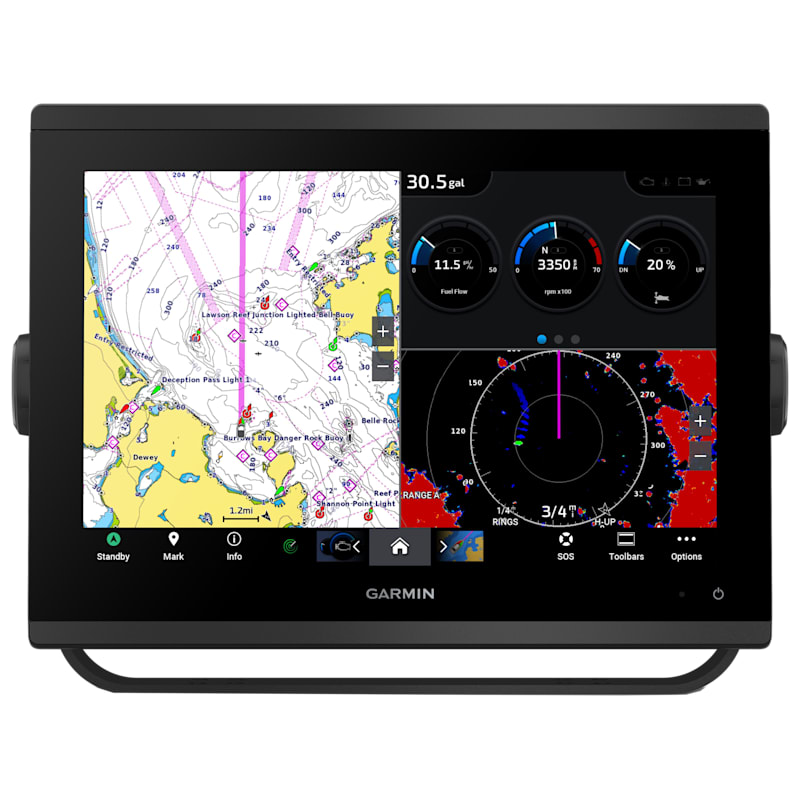 Garmin GPSMAP 1243 12'' Chartplotter with Garmin Navionics+ Mapping