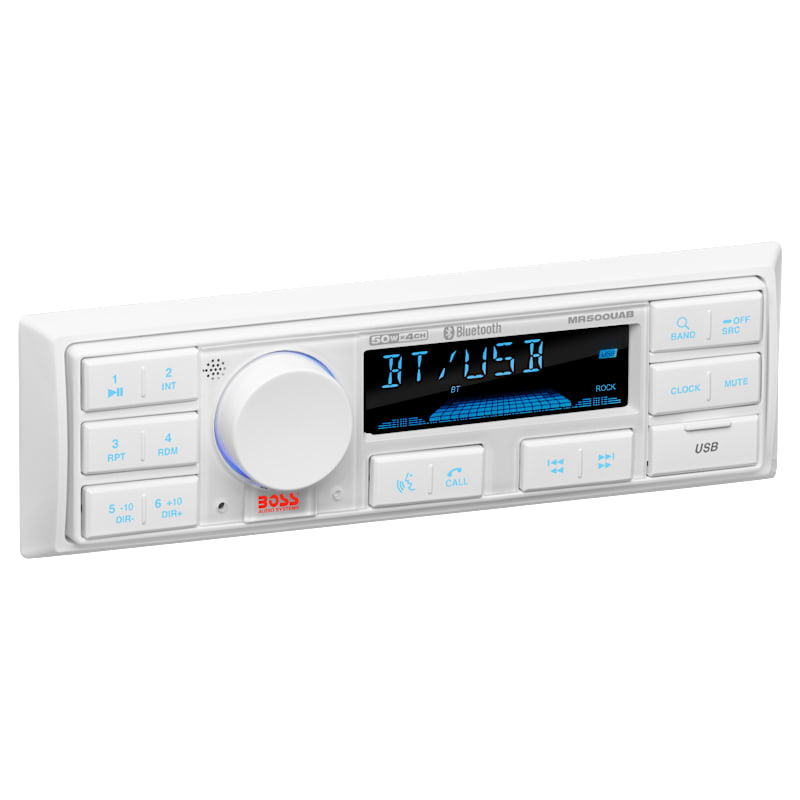 BOSS Audio Systems Single-DIN Mechless Bluetooth AM/FM Multimedia Player Receiver
