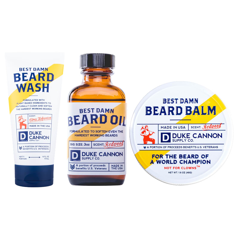 Duke Cannon Supply Co. Best Damn Beard Care Bundle