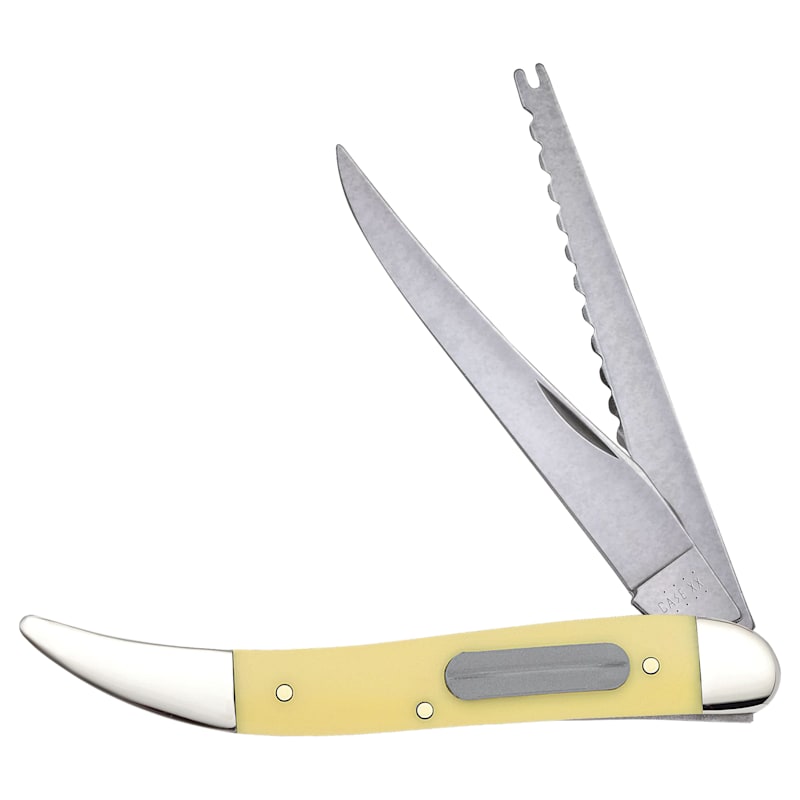 WR Case Yellow Synthetic Fishing Folding Knife