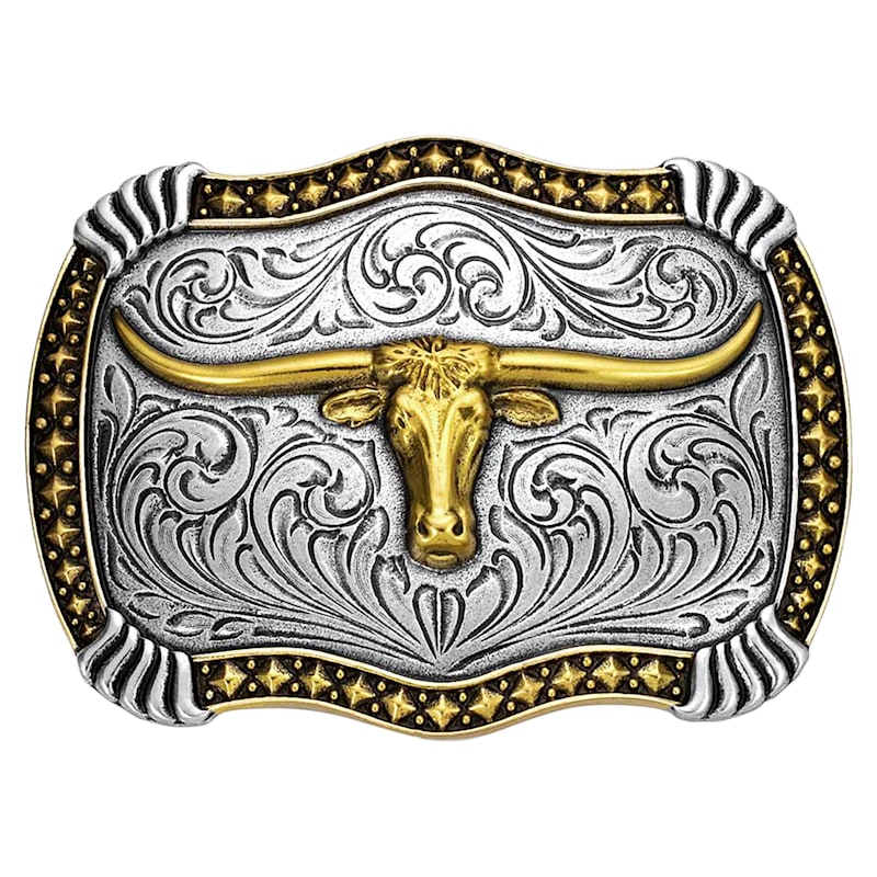 Montana Silversmiths Longhorn Legacy Belt Buckle