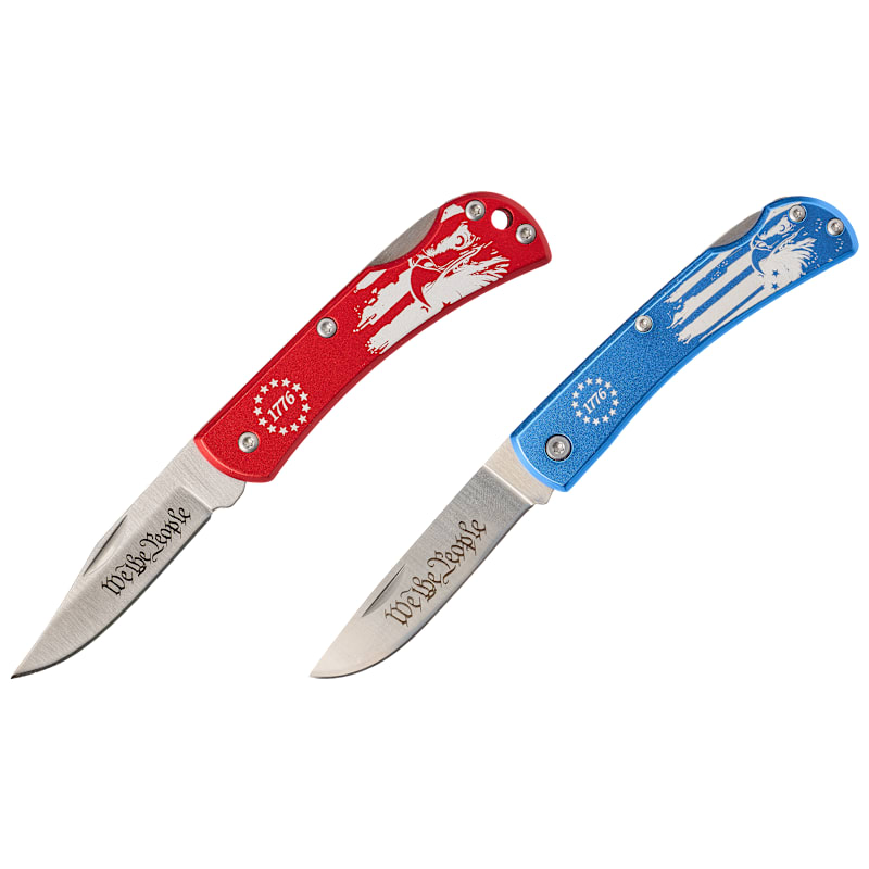 Cabela's Special Edition 1776 Lockback Knife Combo