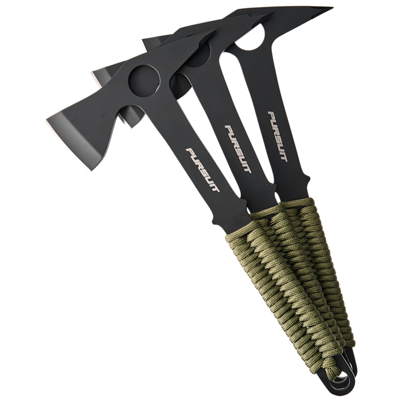Pursuit Paracord 3-Pack Throwing Axes