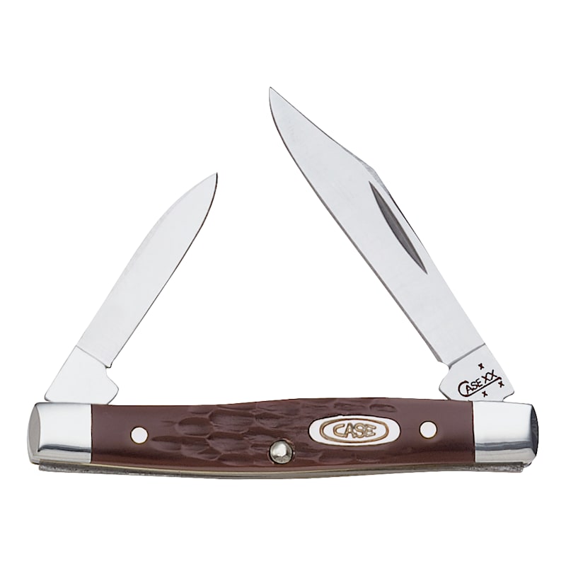 Case Brown Synthetic Pocket Knife - Small Pen