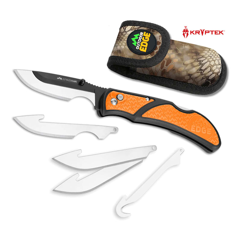 Outdoor Edge 3.0 Razor-Cape Lockback Replaceable Blade Folding Knife