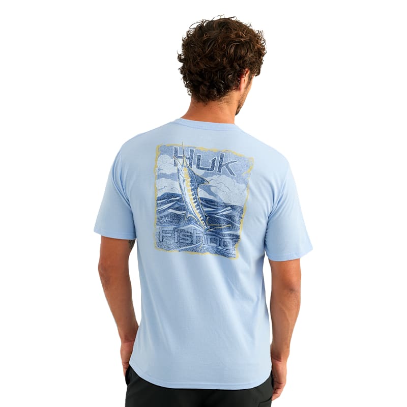 Huk KC Poster Series Blue Marlin Short-Sleeve T-Shirt