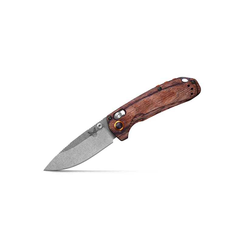 Benchmade North Fork Folding Knife with Stabilized Wood Scales