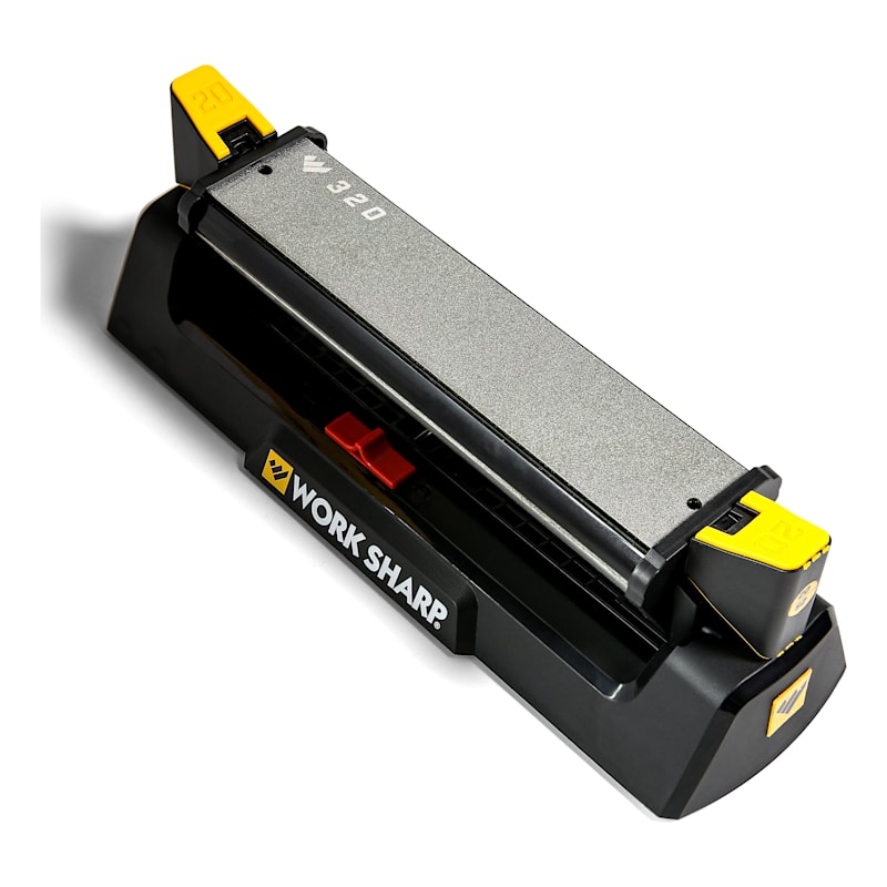 Work Sharp Benchstone Knife Sharpener with Tri-Brasive and Pivot-Response