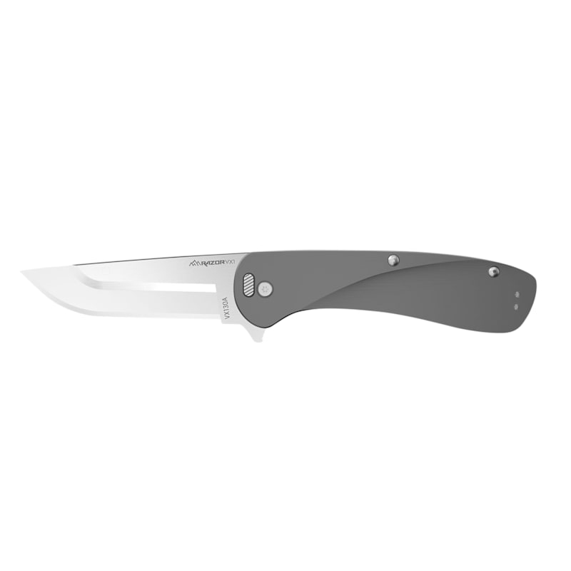Outdoor Edge Razor VX1A Anodized-Aluminum Handle Folding Knife