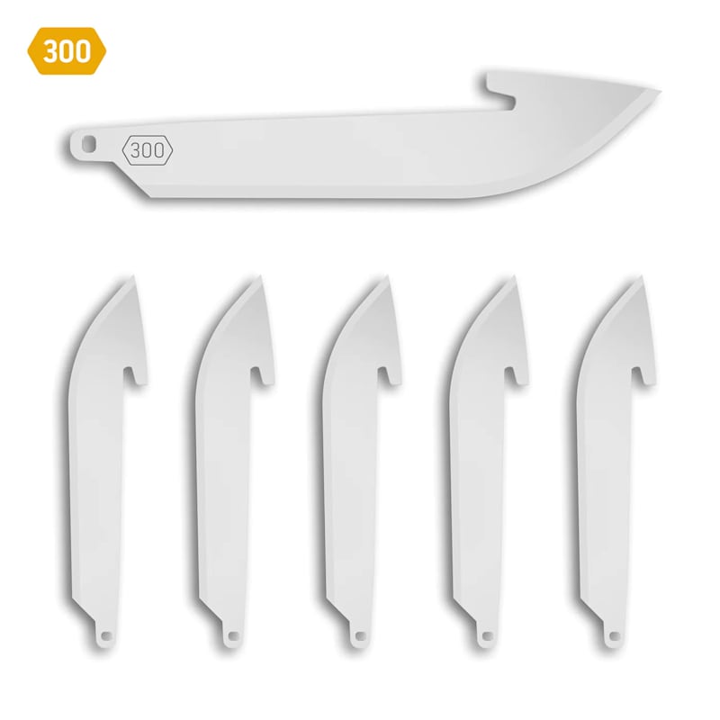 Outdoor Edge RazorSafe Drop Point Knife Replacement Blades