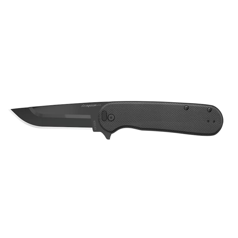 Outdoor Edge Razor VX3A Textured G-10 Handle Folding Knife
