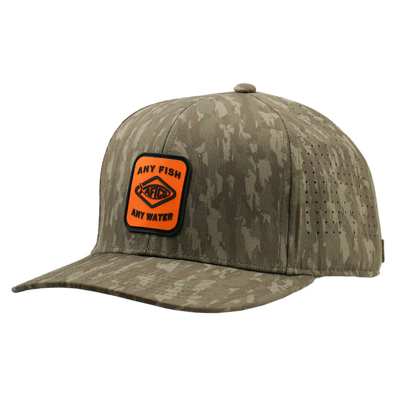 AFTCO Flippin Tech Laser Cut Snapback Cap