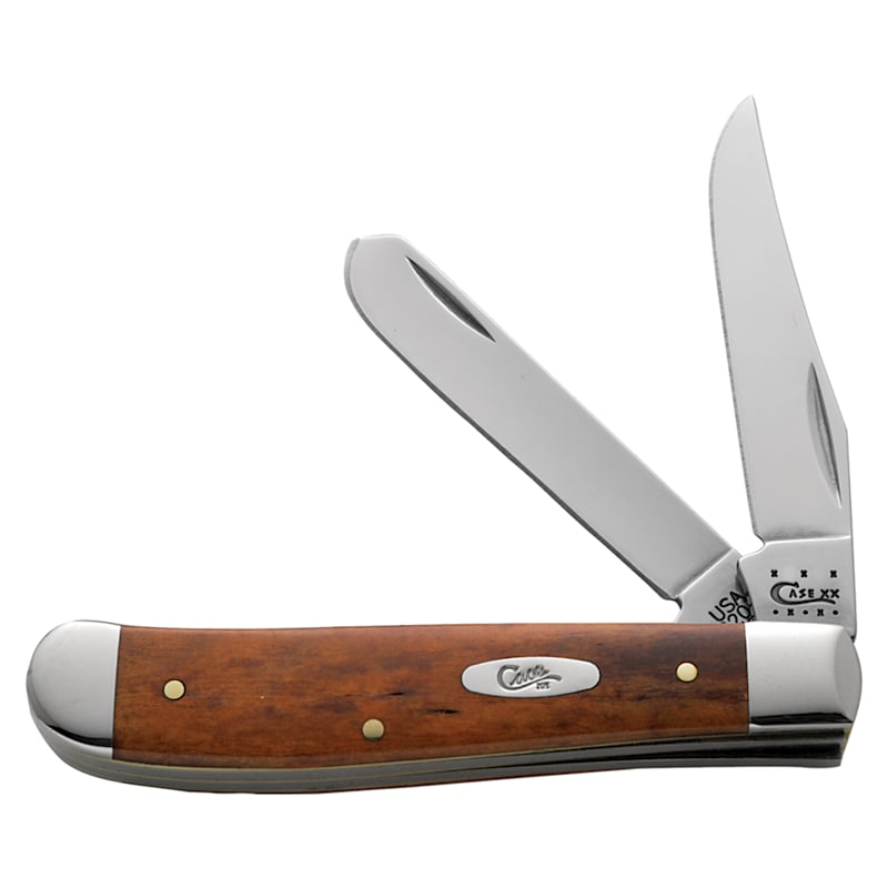 Case Smooth Chestnut Bone Mini Trapper Pocket Knife