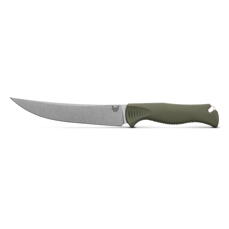 Benchmade Meatcrafter 6" Fixed-Blade Hunting Knife with Santoprene Handle