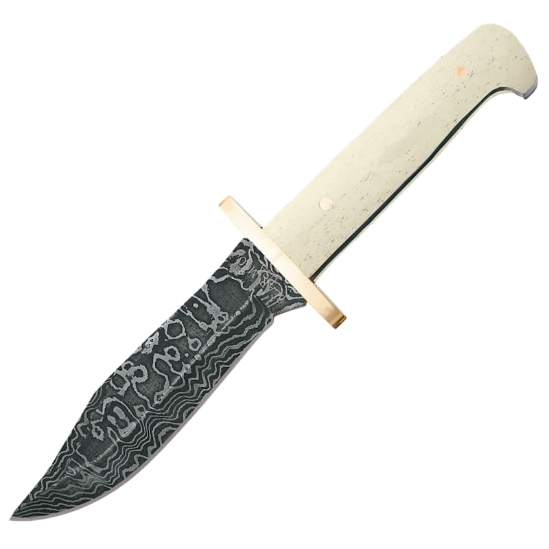 Bear & Son Cutlery Damascus Baby Bowie Knife