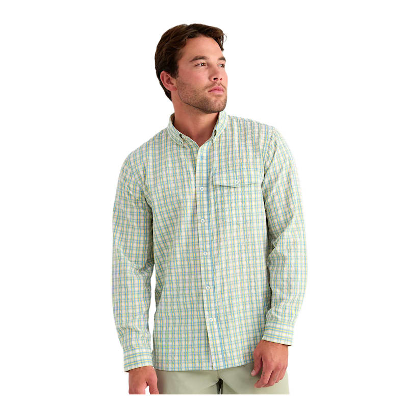Huk Chatham Plaid Long Sleeve Shirt