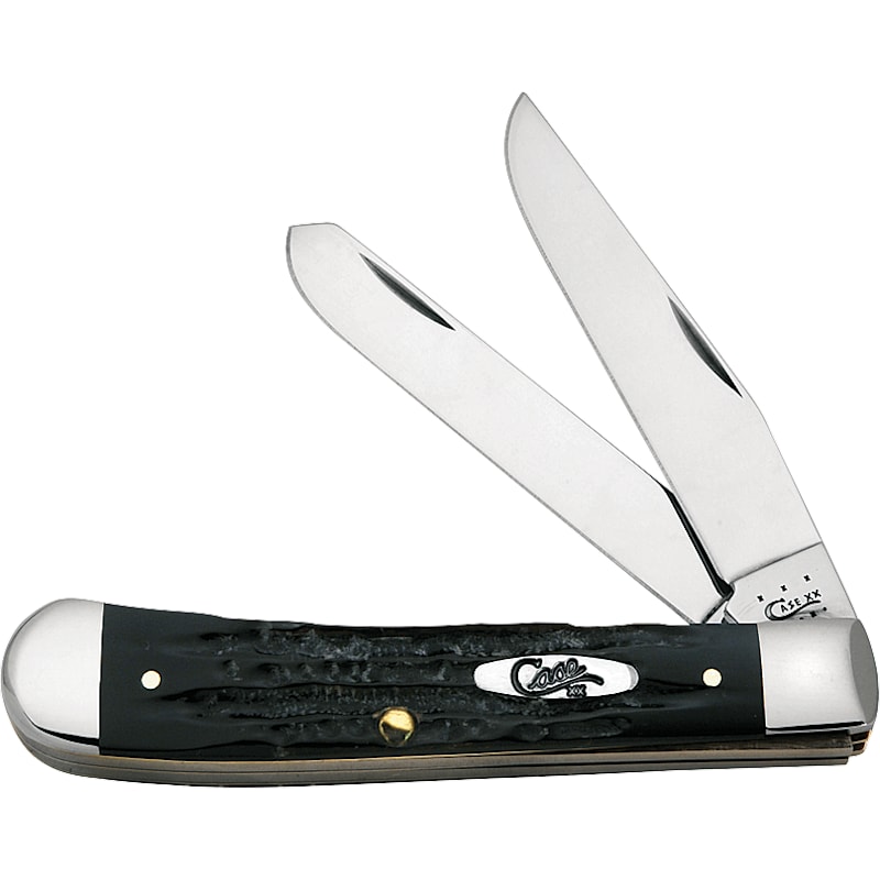 Case Jigged Buffalo Horn Trapper Knife