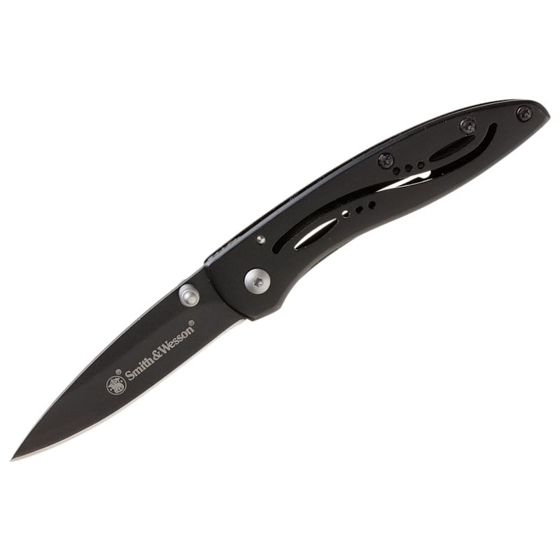 Smith & Wesson Frame Lock Drop Point Folding Pocket Knife