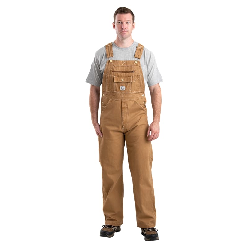 Berne Vintage Washed Duck Bib Overalls