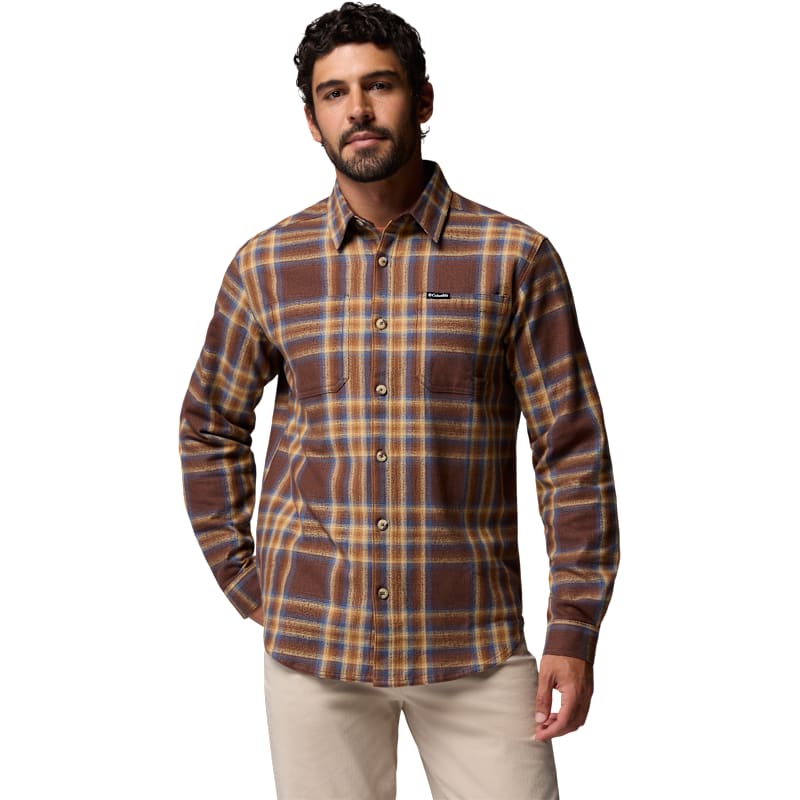 Columbia Pitchstone Stretch Flannel Long-Sleeve Shirt