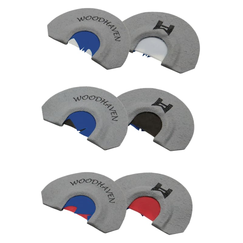 WoodHaven Custom Calls Next Level Ninja Diaphragm Turkey Calls 3-Pack