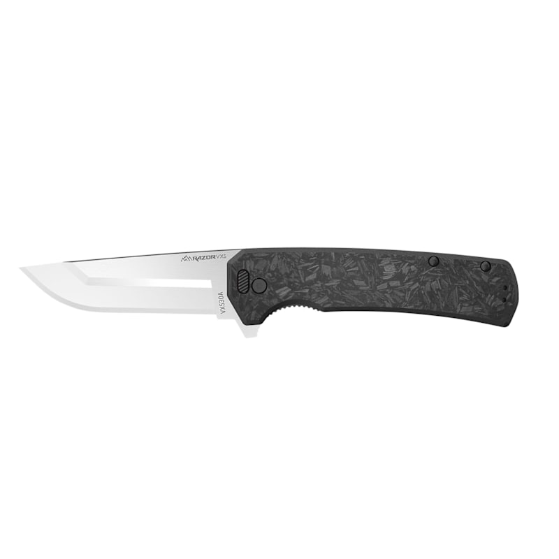 Outdoor Edge Razor VX5A G-10 Reinforced Carbon Fiber Handle Folding Knife
