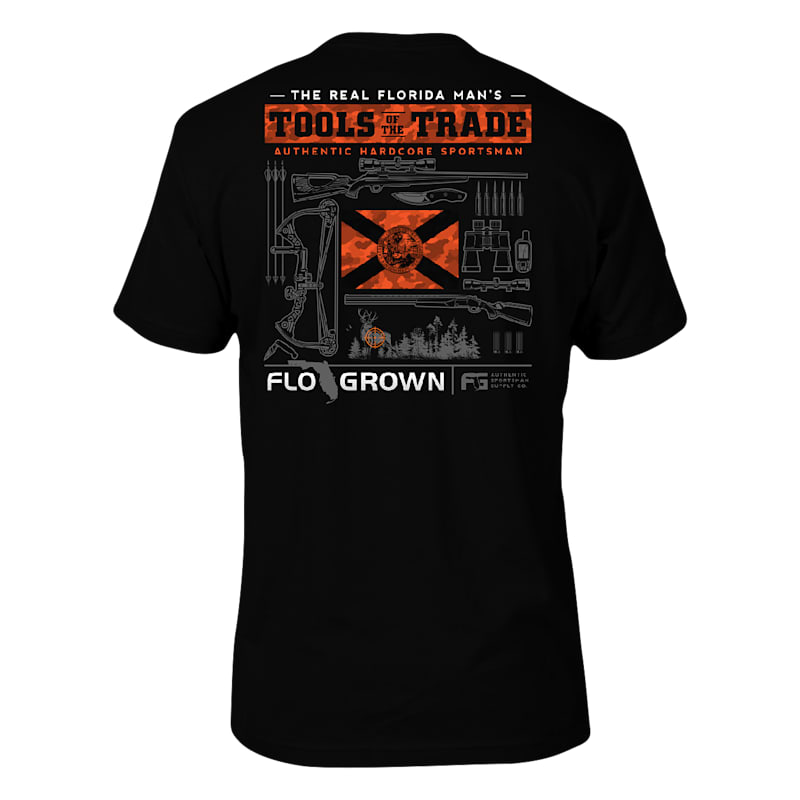 FloGrown Fishing Tools of the Trade Short-Sleeve T-Shirt for Men