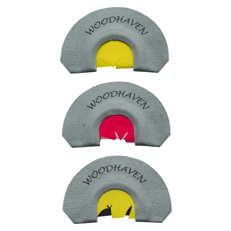 WoodHaven Custom Calls Premier Diaphragm Turkey Calls 3-Pack