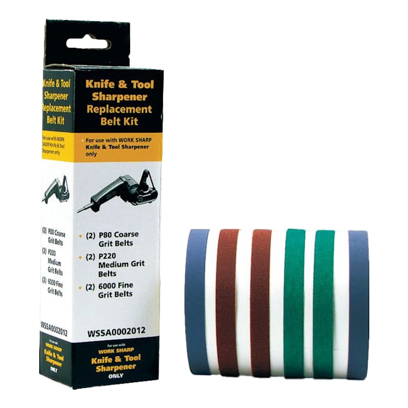 Work Sharp Knife and Tool Sharpener Assorted Replacement Belt Kit
