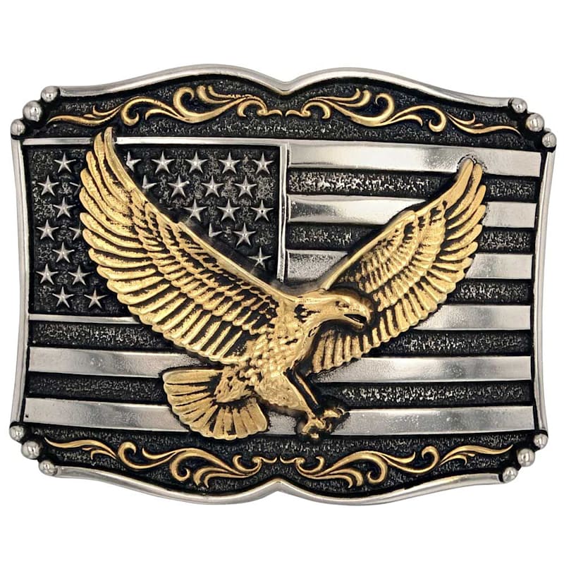 Montana Silversmiths Soaring Liberty Attitude Buckle