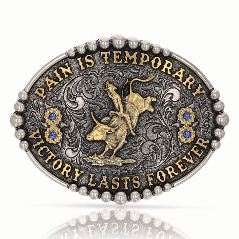 Montana Silversmith Pain Is Temporary Attitude Belt Buckle
