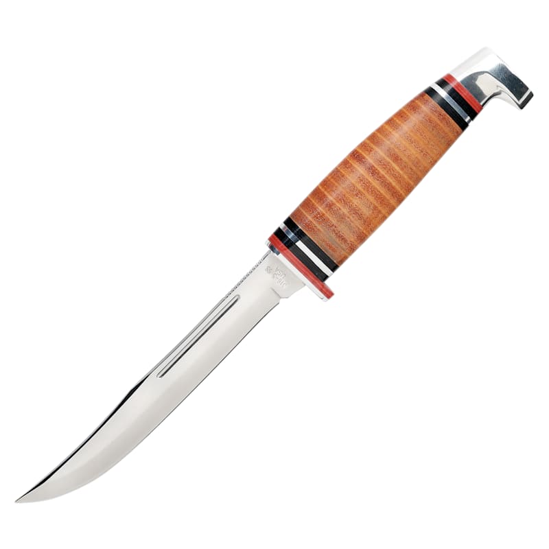 Case 381 Leather Hunter Fixed Blade Knife