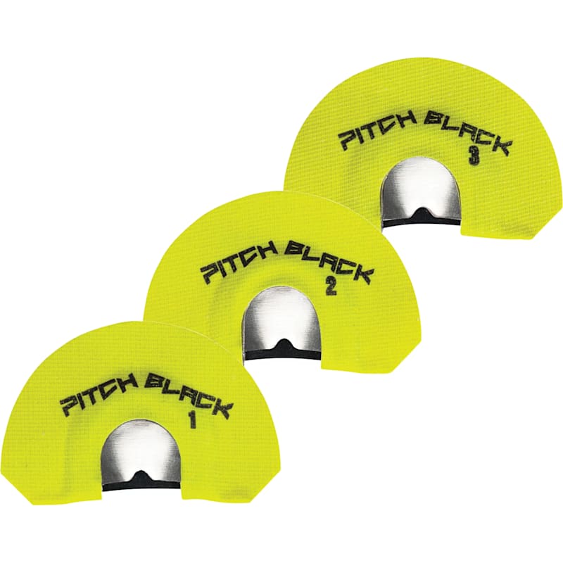Phelps Game Calls Pitch Black Series Amp Diaphragm Elk Call 3-Pack