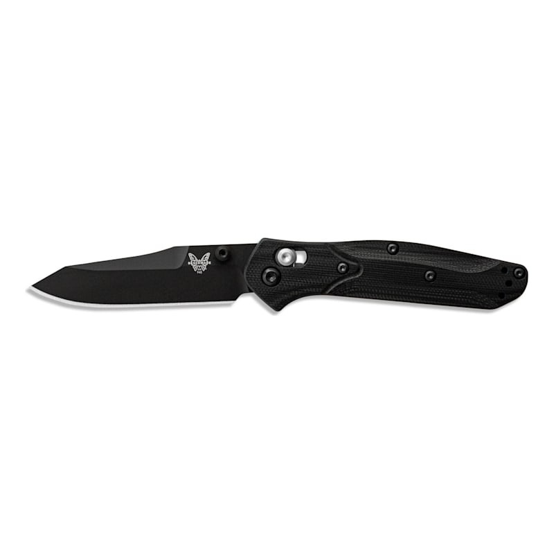 Benchmade Mini Osborne Reverse Tanto Folding Knife with G10 Grip