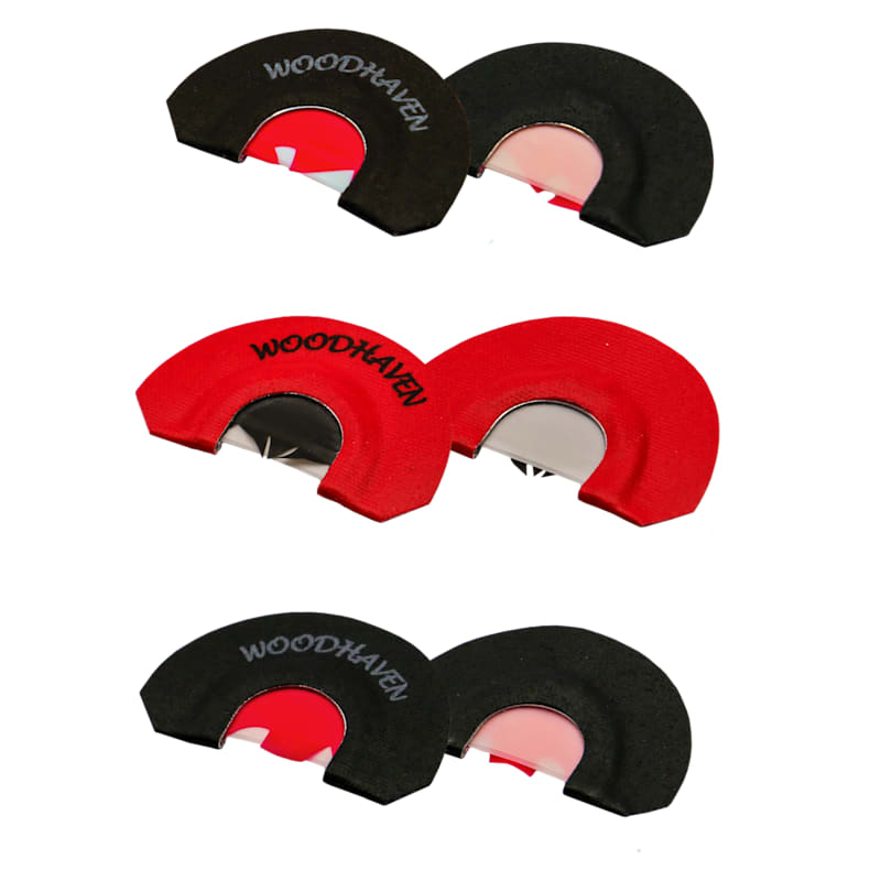 WoodHaven Custom Calls The Elite 3 Diaphragm Turkey Call 3-Pack
