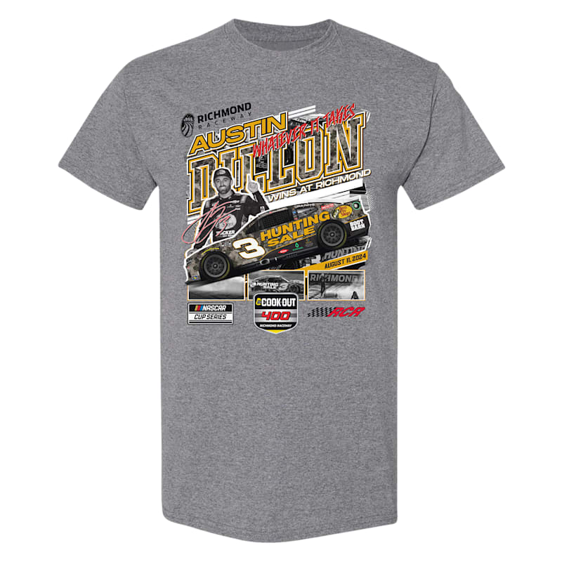 NASCAR Austin Dillon Richmond Win Short-Sleeve T-Shirt for Men