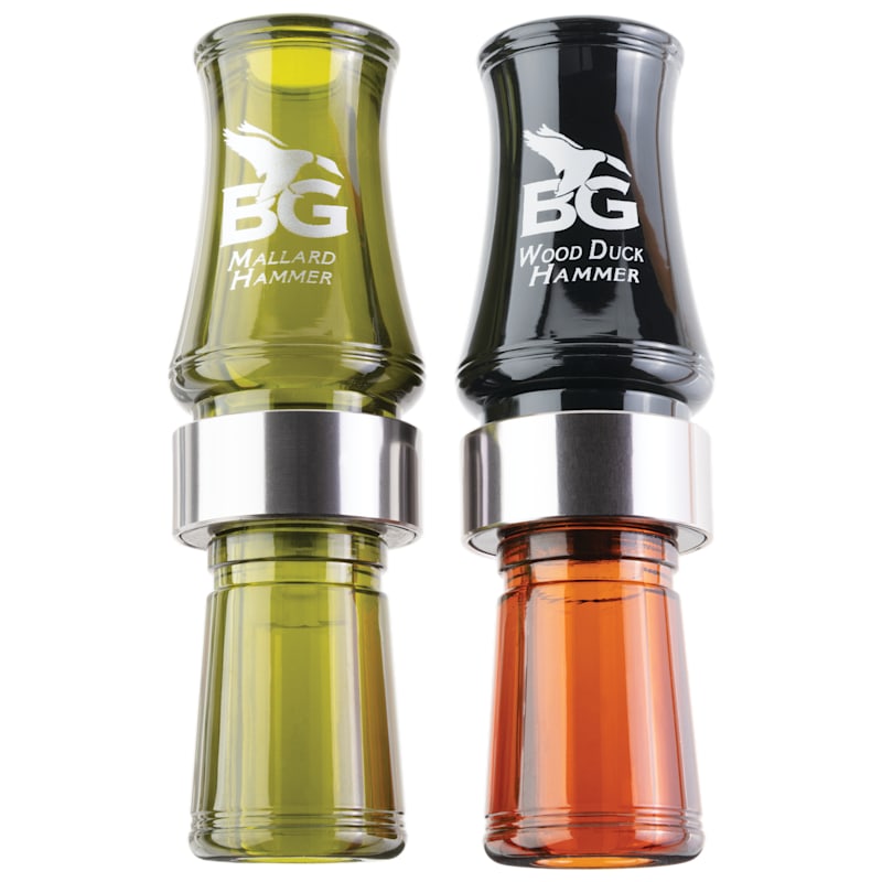 Buck Gardner Mallard and Wood Duck Hammer Duck Call Combo