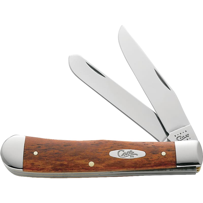 Case Smooth Chestnut Bone Trapper Folding Knife