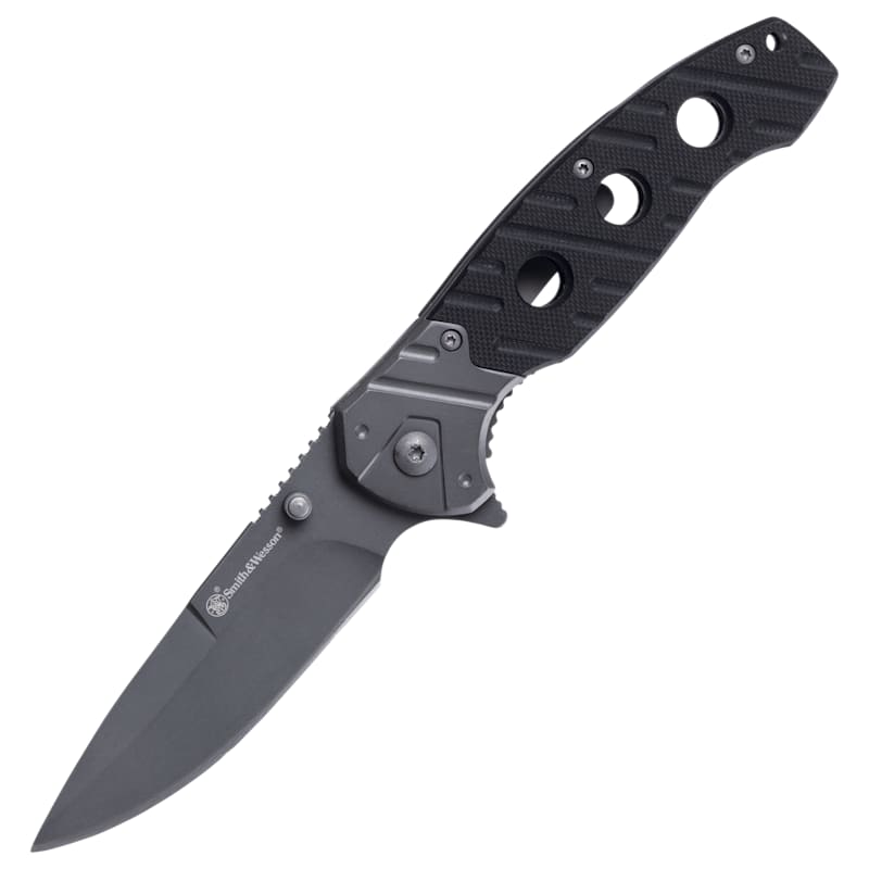 Smith & Wesson Clip Folding Knife with G10 Grips