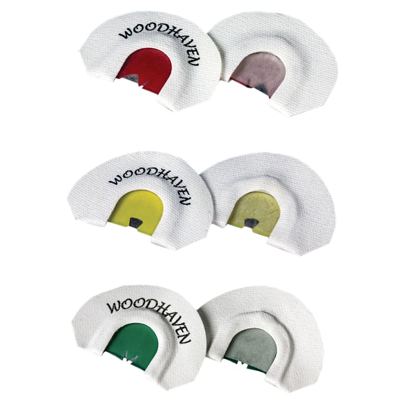 WoodHaven Custom Calls Small Frame Diaphragm Turkey Calls 3-Pack