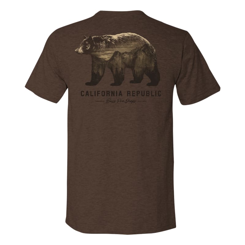 Bass Pro Shops California Mountain Bear Short-Sleeve T-Shirt for Men