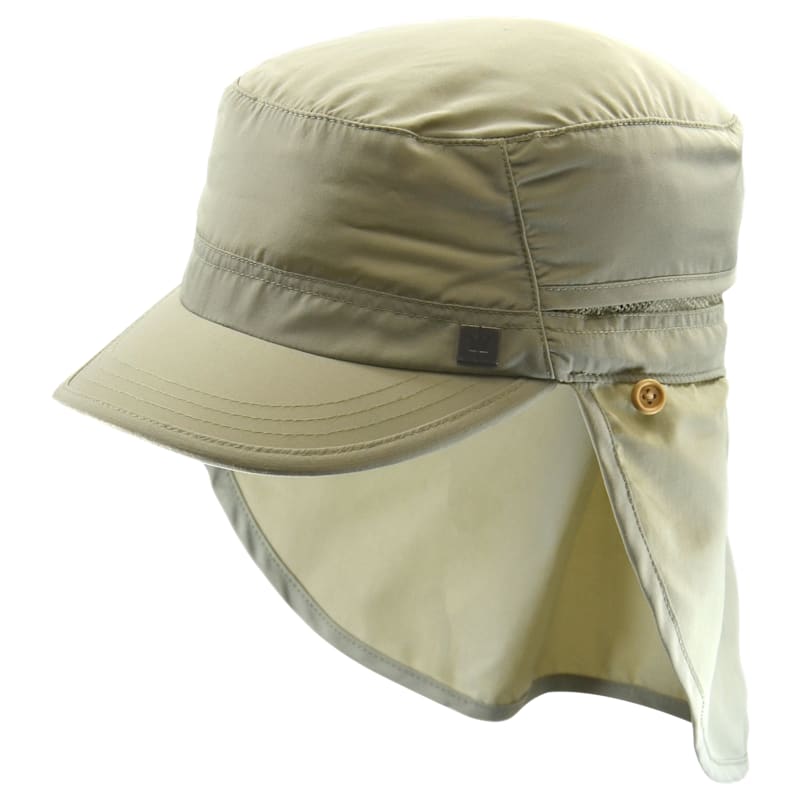 Crown Cap Army Cap with Convertible Neck Guard
